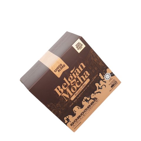 Belgian Mocha Premix Coffee, product packaging