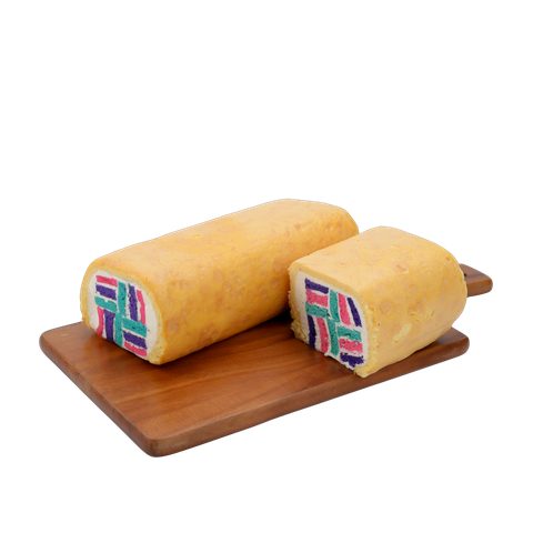 Banjiroll Vanilla, cut to show the layers